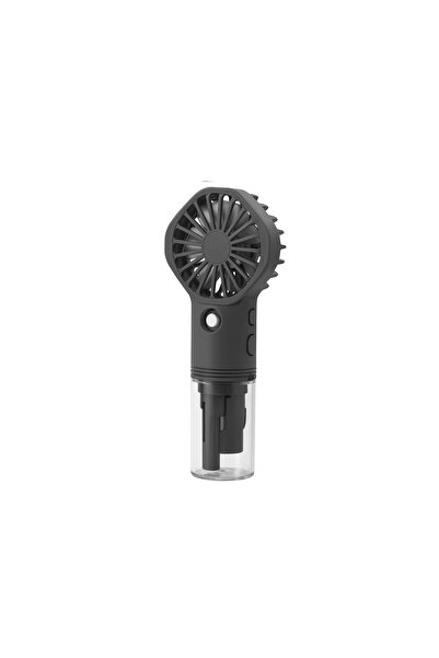 OEM Portable Fan with Nano Spray and Water Tank, 4 Speeds, USB, Black