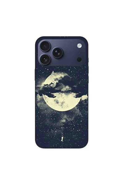 OEM Husa compatibila cu Apple iPhone 17 Pro Max Silicon Gel Tpu Model Moon Cl...