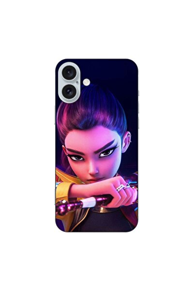 OEM Husa compatibila cu Apple iPhone 16 Plus Silicon Gel Tpu Model KPop Demon...