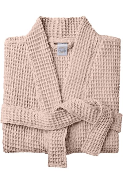 Arabest Free Size Cotton Bathrobe,Quick-Dry,Waffle Weave,Unisex,with Belt,Poc...