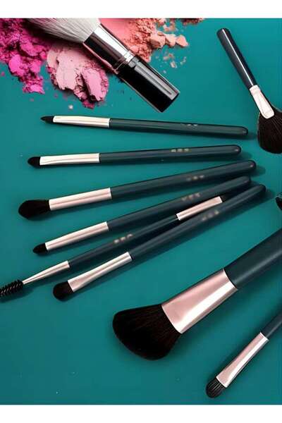 Halasouq 14-Piece Makeup Brush Set for Beginners, Full Kit with Foundation, E...