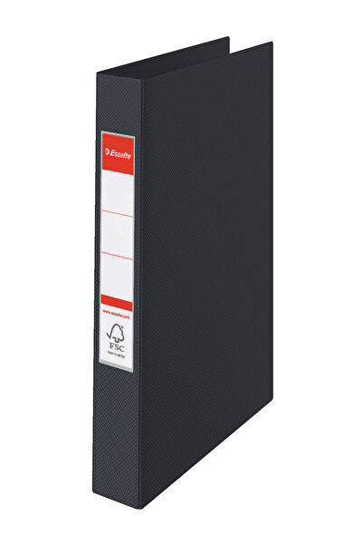Esselte Caiet mecanic A4 4 inele 25mm/42mm Negru Standard