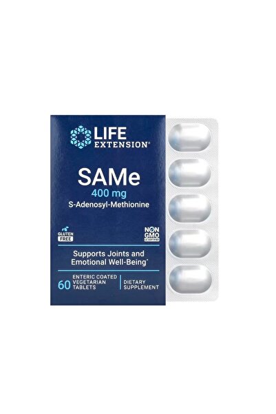 Life Extension SAMe 400mg S-Adenosil-Metionină 60 comprimate -