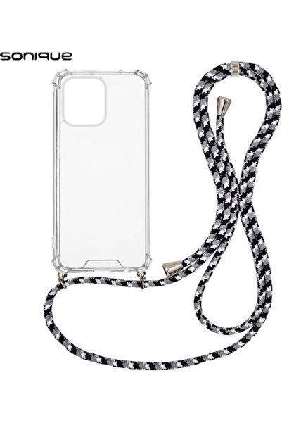 Other Sonique Armor Διαφανής Θήκη Σιλικόνης με Κορδόνι για Xiaomi Redmi Note ...