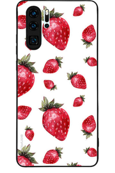 Other Θήκη Σειράς Φρούτων Sonique για Huawei P30 Pro Φράουλα 01