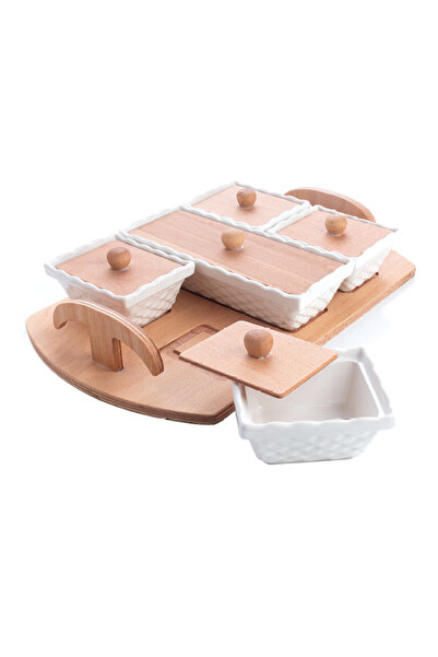 Studio Casa Set servire mic dejun - 5 vase, 10 cm x 8 cm, 21 cm x 8 cm, Ceram...