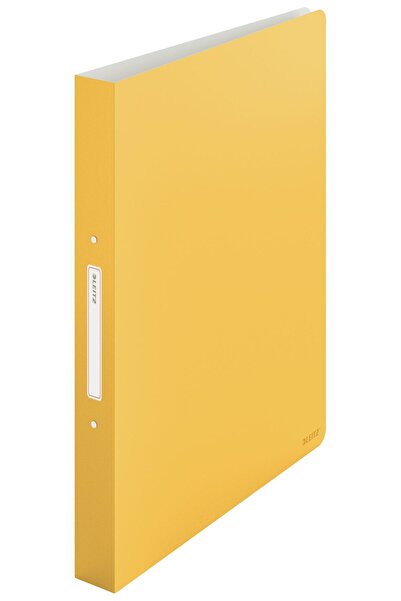 Leitz Mechanical Notebook A4 2 Rings 25mm/32mm Flex Cover Yellow Amber METRIC...