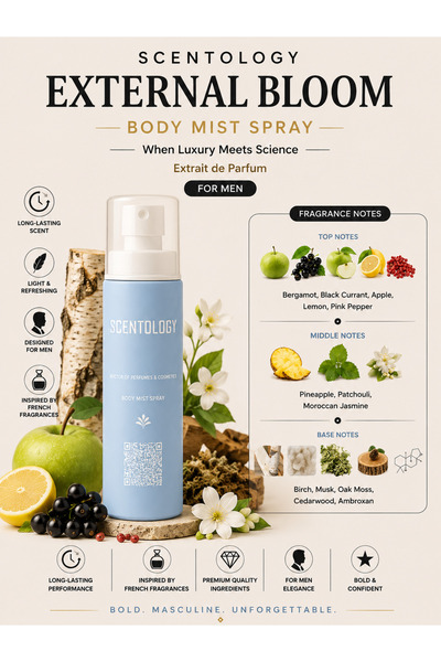 Scentology Doctor of perfums بخاخ معطر للجسم من إكستيرنال بلوم - 200 مل