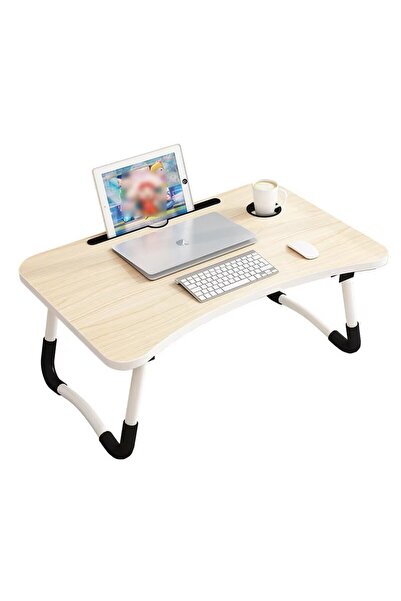 Smart Heater & Cooler Folding laptop table, 60x40x28cm – Modern design in MDF...