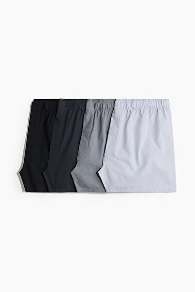 H&M 4'lü Dokuma Boxer Şort