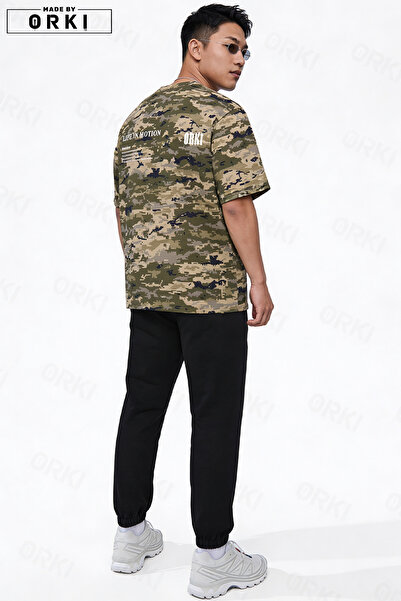 EFFRENATU Life in Motion Printed Unisex Oversize T-Shirt & Jogger Tracksuit Set