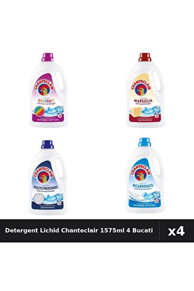 Chanteclair Pachet 4 Detergent Lichid Rufe 1575ml 35 Spalari - Color, Marsili...