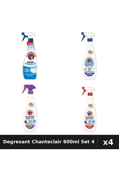 Chanteclair Pachet 4 Degresant Universal 600ml - Bicarbonat, Marsilia, Mosc A...