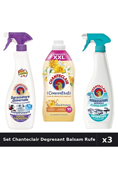 Chanteclair Set 3 Degresant și Balsam Rufe 600ml-1800ml - Lavanda, Portocal, ...