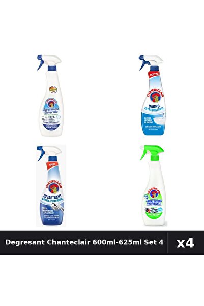 Chanteclair Set 4 Degresant Universal 600ml-625ml - Bicarbonat, Lămâie, Antic...