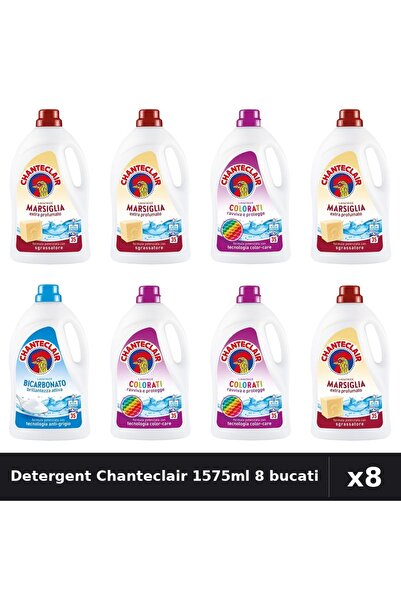 Chanteclair Pachet 8 Detergent Lichid Rufe 1575ml 35 Spalari - Color, Marsili...