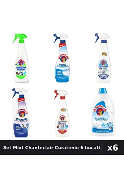 Chanteclair Set 6 Degresant și Detergent - 600ml, 625ml, 1575ml - Bicarbonat,...