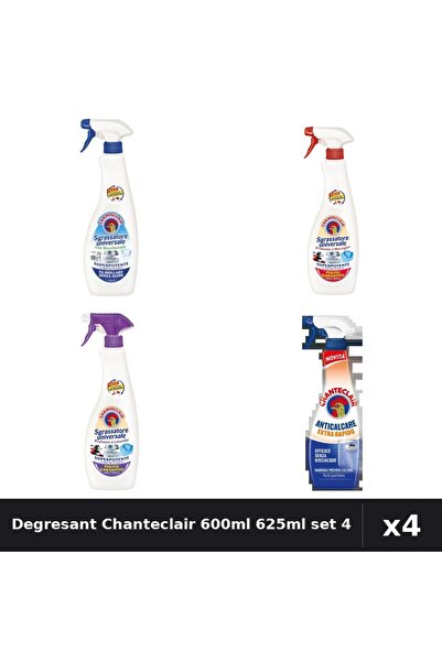 Chanteclair Set 4 Degresant Universal 600ml-625ml - Bicarbonat, Marsilia, Mos...