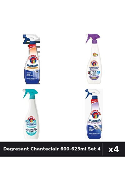 Chanteclair Set 4 Degresant Universal 600-625ml - Anti-Miros, Mosc Alb, Extra...