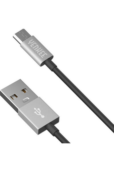 Yenkee Καλώδιο USB 2.0 σε micro USB, 2μ, Ασημί (YCU 222 BSR)