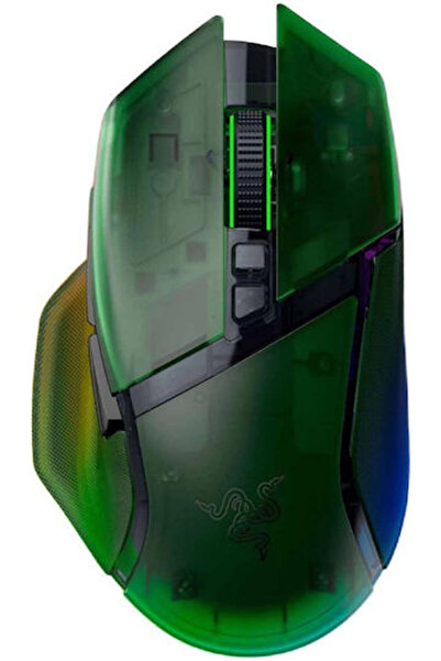 RAZER Basilisk V3 Pro Ασύρματο Ποντίκι Gaming RGB 35000 DPI Πράσινο Φάντομ