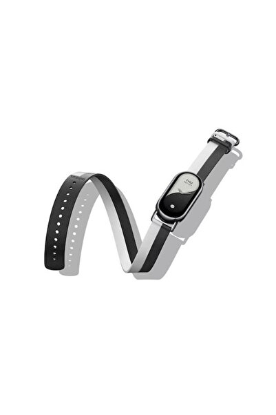 Xiaomi Λουράκι Δερμάτινο Μαύρο (Smart Band 8 / Smart Band 9)
