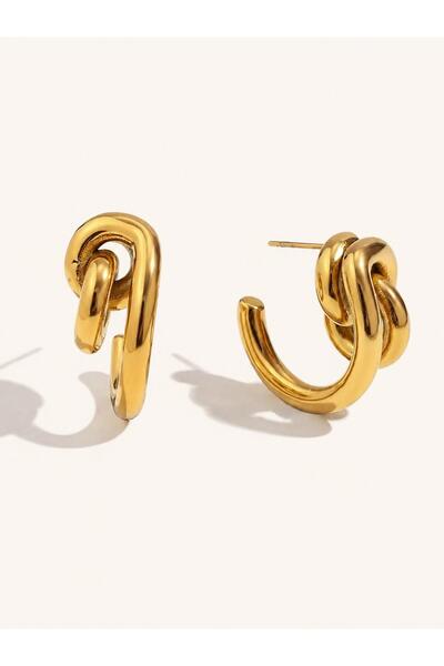 OEM 18K Gold Plated Stainless Steel Earrings