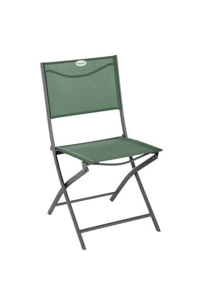 Hesperide Scaun de grădină pliabil Modula, aluminiu și poliester verde, H.87 cm