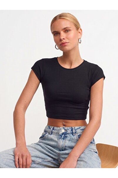 EXPECTED Γυναικείο Super Licra Slim Fit Crop