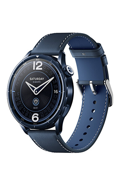 Xiaomi Smartwatch Watch S5 46mm, Leather Strap - Ceramic Albastru