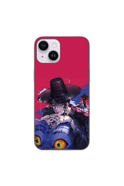 OEM Θήκη συμβατή με Apple iPhone 15, από σιλικόνη gel TPU, με σχέδια KPop Dem...