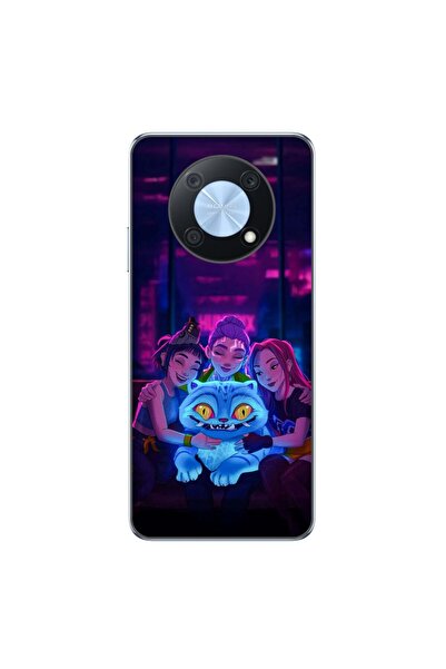 OEM Husa compatibila cu Huawei Nova Y90 Silicon Gel Tpu Model KPop Demon Hunt...