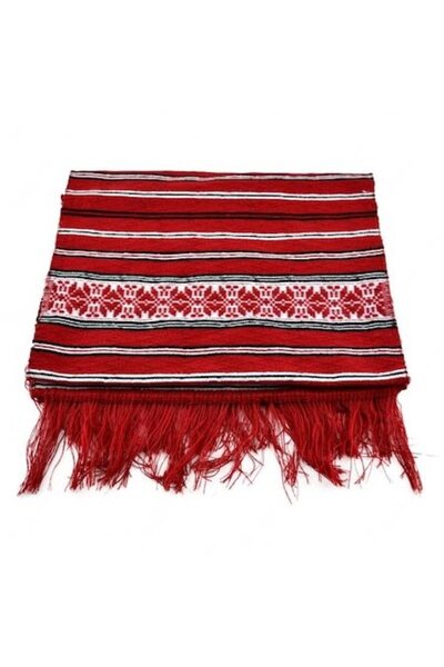 OEM Traditional Artisan Napkin, Red/White/Black, 50x36 cm