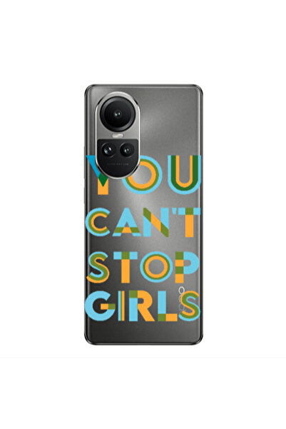 Other Oppo Reno10 5G You Cant Stop Girls Transparent Silicone TPU Θήκη