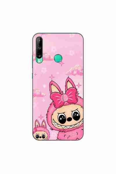 OEM Θήκη συμβατή με Huawei P40 Lite E Σιλικόνης Gel TPU Μοντέλο Labubu Pink F...