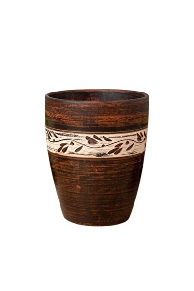 OEM Handmade Clay Mug Angob Painted, 350 ml
