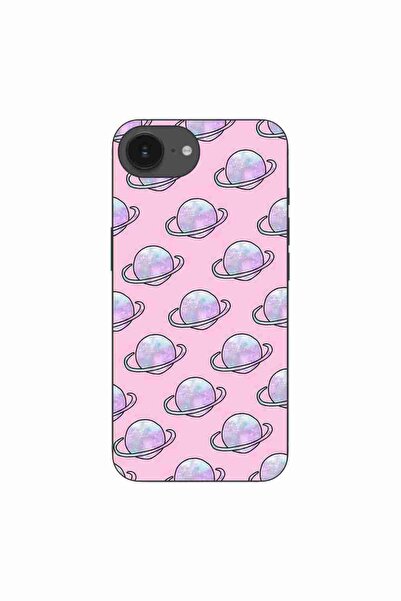 OEM Case compatible with Apple iPhone 16e Silicon Gel Tpu Model Saturn Dreams