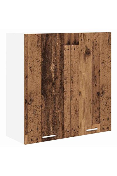 vidaxl Wall cabinet with door Old wood 80 x 31 x 80 cm Composite wood