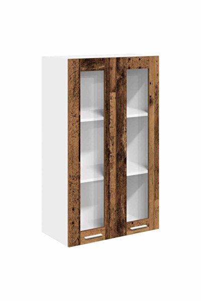 vidaxl Wall cabinet Old wood 60 x 31 x 100 cm Composite wood