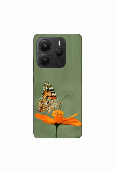 OEM Husa compatibila cu Xiaomi Redmi Note 14 5G Silicon Gel Tpu Model Fluture