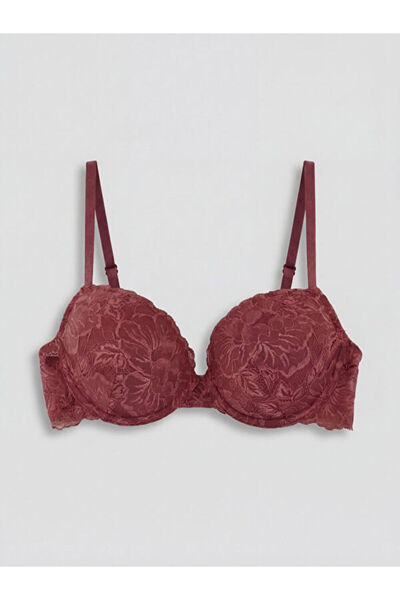 LC Waikiki Rmz Gi̇yi̇m Farkiyla Underwire Non-Padded Lace T-Shirt Bra