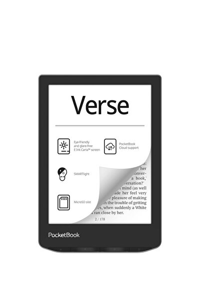 pocketbook Verse | 6'' E-Ink Carta™ HD | Ayarlanabilir Akıllı Işık E-Okuyucu