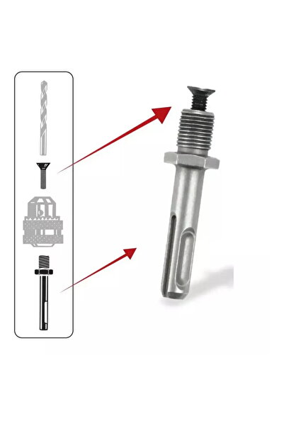 DEDRA EXIM Adaptor SDS plus 1/2" 20UNF