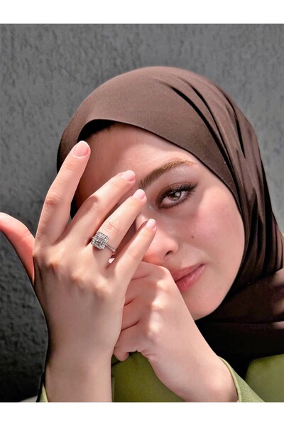 TRENDTAKI Zenit Zircon Ring Steel Gold Plated 458