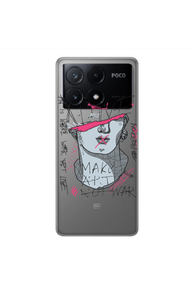 Other Xiaomi Poco X6Pro 5G Make art Transparent Silicone TPU Θήκη