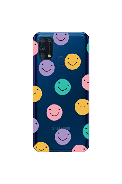 Other Samsung M31 Colorful smiles Transparent Silicone TPU Θήκη