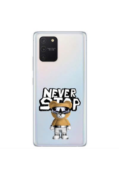 Other Samsung S10 Lite / A91 Never stop Transparent Silicone TPU Θήκη