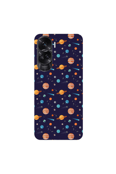 Other Honor 90 Lite 5G Planets Transparent Silicone TPU Θήκη