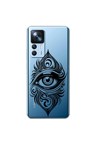 Other Xiaomi Mi 12T Eye patterned drawing Transparent Silicone TPU Θήκη