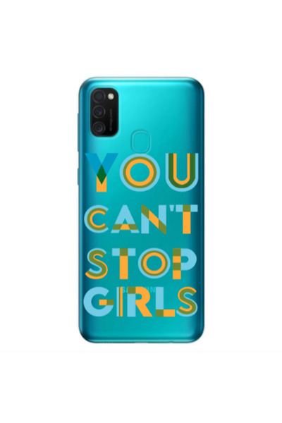 Other Samsung M21 You Cant Stop Girls Transparent Silicone TPU Θήκη